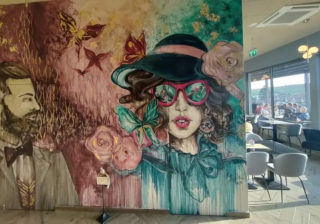 Kunst trifft Kulinarik – „Art by Domik“ in Beccis RoofTop sgrafit