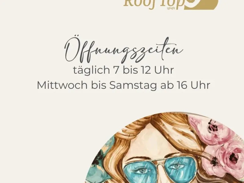 Winteröffnungszeiten in Beccis RoofTop