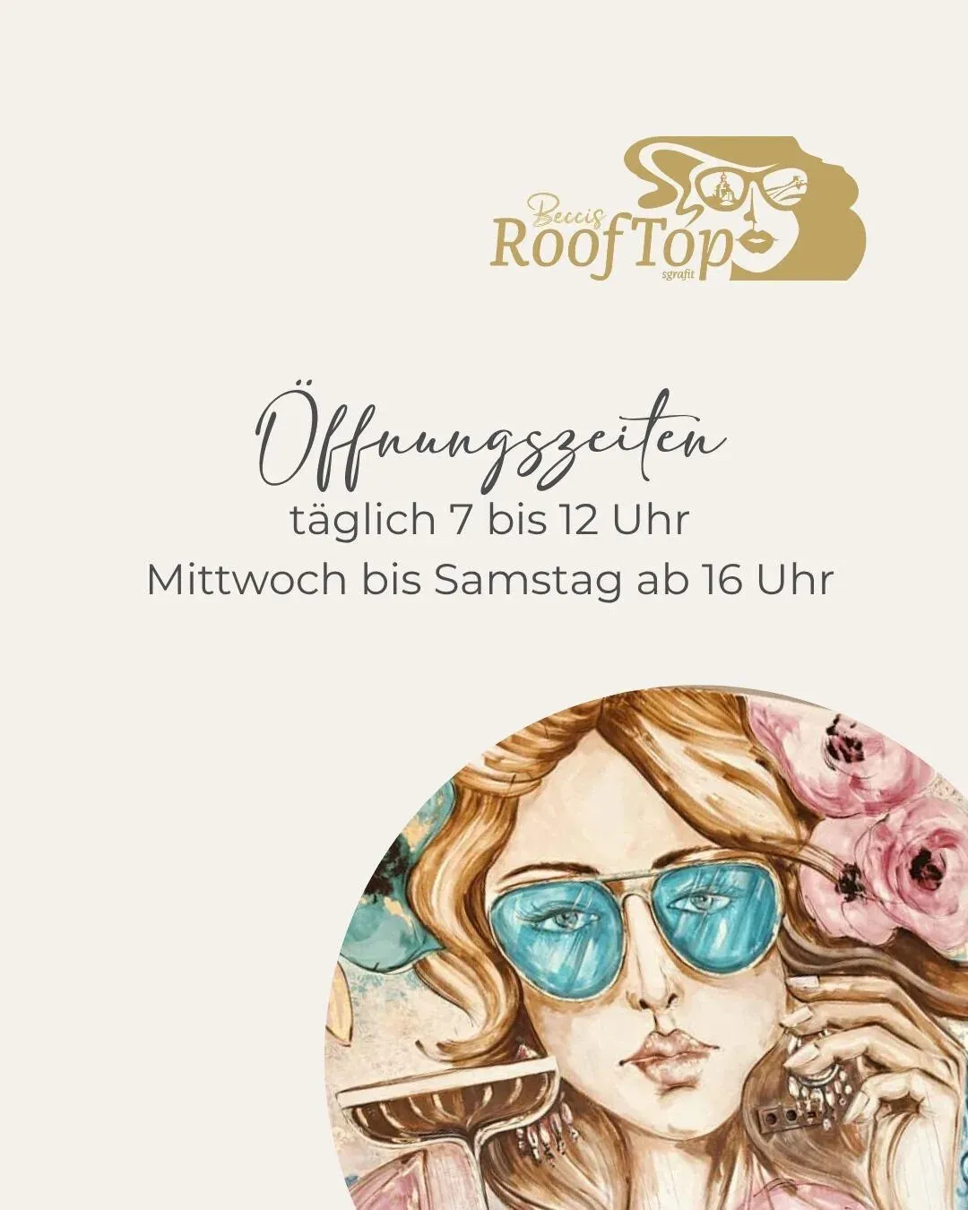 Winteröffnungszeiten in Beccis RoofTop