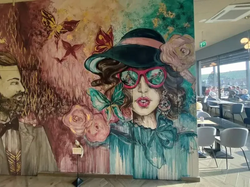 Kunst trifft Kulinarik – „Art by Domik“ in Beccis RoofTop sgrafit